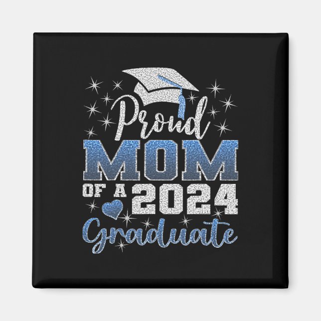 Stolze Mama 2024 Graduate Phantastische Uni Magnet (Vorne)