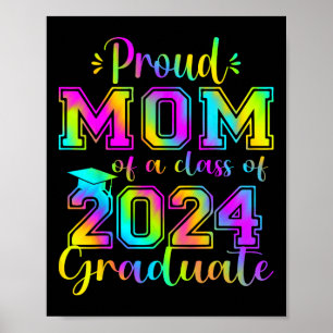 Stolze Mama 2024 Graduate Phantastische Uni Poster