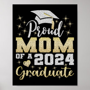 Stolze Mama 2024 Graduate Phantastische Uni Poster