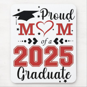 Stolze Mama 2025 Graduate Abschluss Muttertag Mousepad