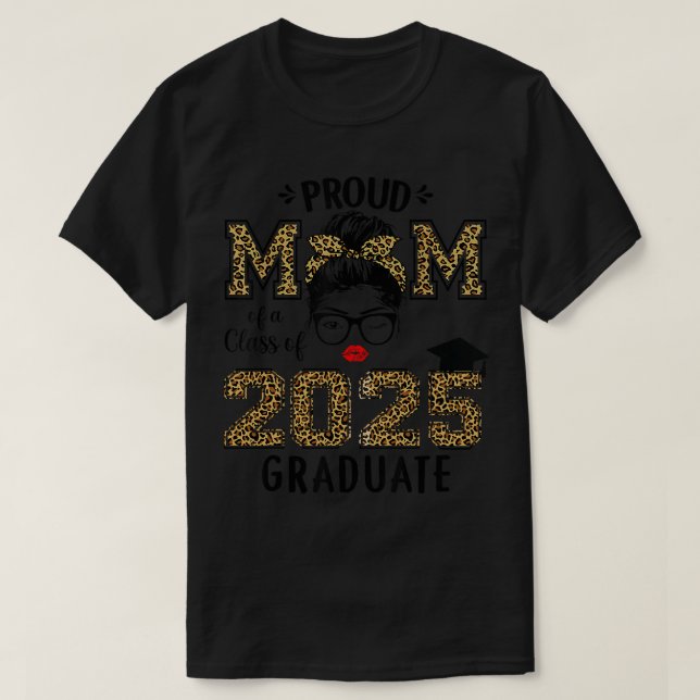 Stolze Mama 2025 Mama Leopard 2026 Gr T-Shirt (Design vorne)