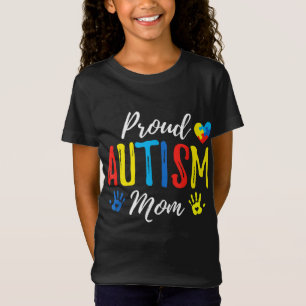 Stolze Mama Autismus Bewusstseinsfamilie Matching T-Shirt