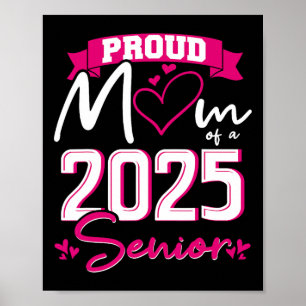 Stolze Mama Cl von 2025 Senior Abschluss Funny Sen Poster
