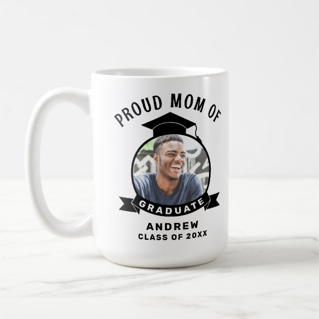 Stolze Mama des Abschlusses 2025 Kaffeetasse (Links)
