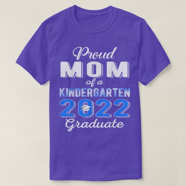 Stolze Mama des Kindergarten-Graduate-Abschlusses  T-Shirt (Design vorne)
