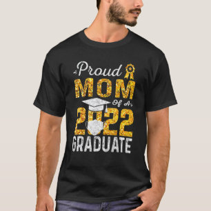 Stolze Mama einer 2022-Graduate-Gesichtsmaske T-Shirt