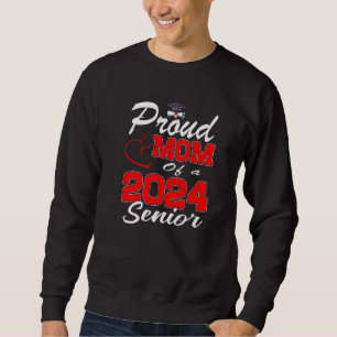 Stolze Mama einer 2024-Abschluss-Klasse von 202 Sweatshirt