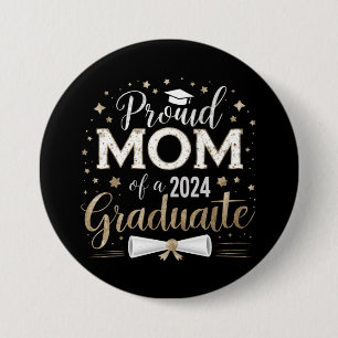 Stolze Mama einer 2024-Grad-Klasse Button