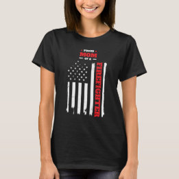 Stolze Mama einer beklagten Flagge T-Shirt