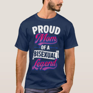 Stolze Mama einer Biseual Legend Niedlichen Funny T-Shirt