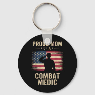 Stolze Mama einer Combat Medic Veterans Day Mama G Schlüsselanhänger