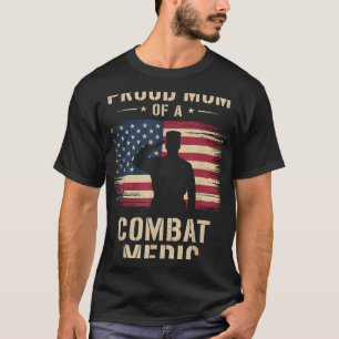 Stolze Mama einer Combat Medic Veterans Day Mama G T-Shirt
