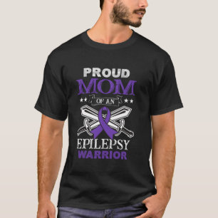 Stolze Mama einer Epilepsie-Kriegerfamilie T-Shirt