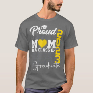 Stolze Mama einer Klasse von 2023 Hochschulabsolve T-Shirt