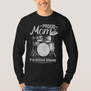 Stolze Mama einer Phantastischen Trommelmutter T-Shirt