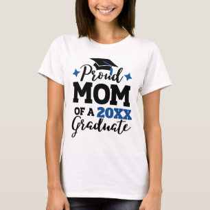 Stolze Mama einer schwarz-blauen Kapseltassel 2022 T-Shirt