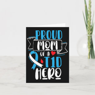 Stolze Mama einer T1d Hero Typ 1 Diabetes Mama Awa Karte