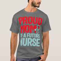 Stolze Mama einer zukünftigen Krankenschwester