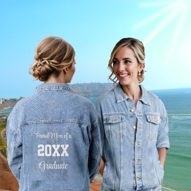 Stolze Mama eines 20XX-Absolventen Jeansjacke (Von Creator hochgeladen)