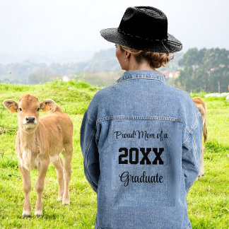 Stolze Mama eines 20XX-Absolventen Jeansjacke