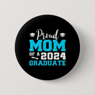 Stolze Mama eines Abschlusses der Graduate School  Button