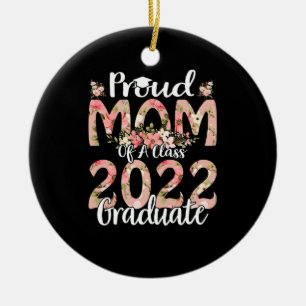 Stolze Mama eines Abschlusses der Klasse 2022 Keramik Ornament