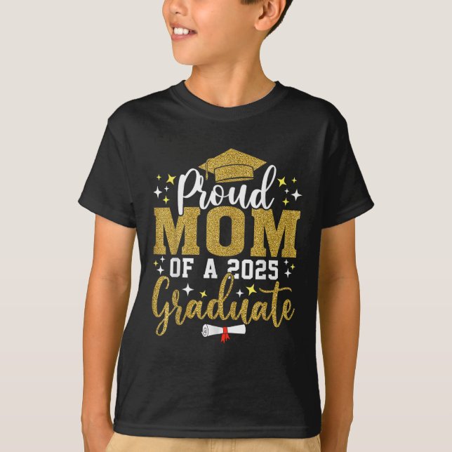 Stolze Mama eines Abschlusses für die Mama 2025 (G T-Shirt (Vorderseite)