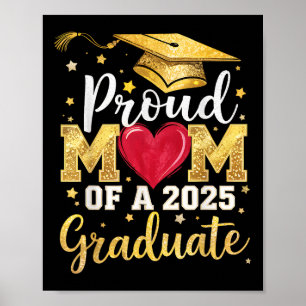 Stolze Mama eines Abschlusses für Mama im Jahr 202 Poster