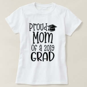 Stolze Mama eines Absolvent-Senior-Geschenks 2019 T-Shirt