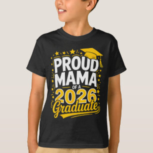 Stolze Mama eines Absolventen der Klasse 2026 pass T-Shirt
