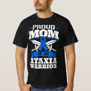 Stolze Mama eines Ataxia Warrior Awareness Ribbon T-Shirt
