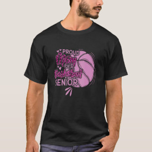 Stolze Mama eines Basketball Senior 2023 T-Shirt