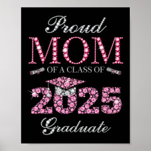 Stolze Mama eines Cl von 2025 Graduat Poster