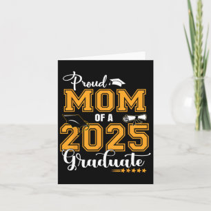 Stolze Mama eines Cl von 2025 Hochschulabsolventen Karte