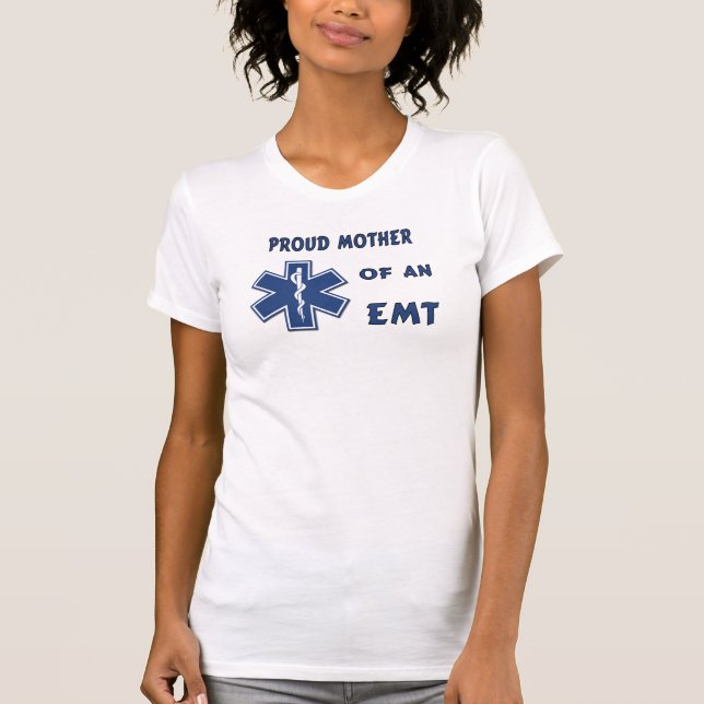 Stolze Mama eines EMT T-Shirt (Vorderseite)