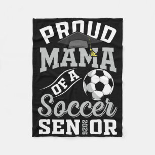 Stolze Mama eines Fußball-Seniors Cl von 2026 Grad Fleecedecke