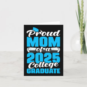 Stolze Mama eines Graduate Family Gradua 2025 Uni Karte
