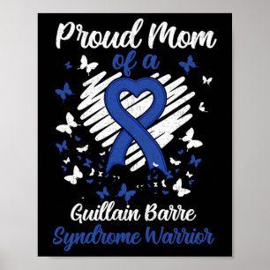 Stolze Mama eines Guillain-Barre-Syndroms Warrior Poster