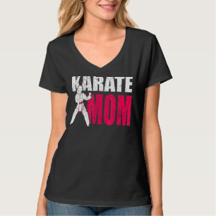 Stolze Mama eines Karate-Kampfes T-Shirt
