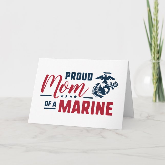 Stolze Mama eines Marinesoldaten (Vorderseite)