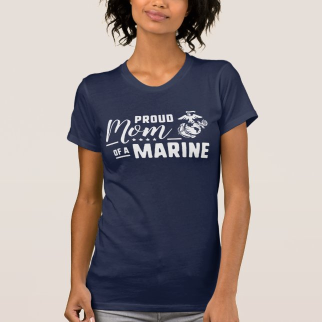 Stolze Mama eines Meeres T-Shirt (Vorderseite)