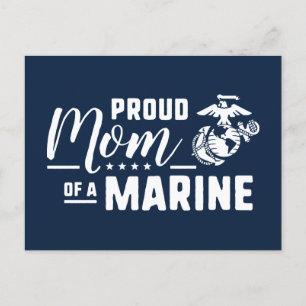 Stolze Mama eines Meeres - Weiß Feiertagspostkarte