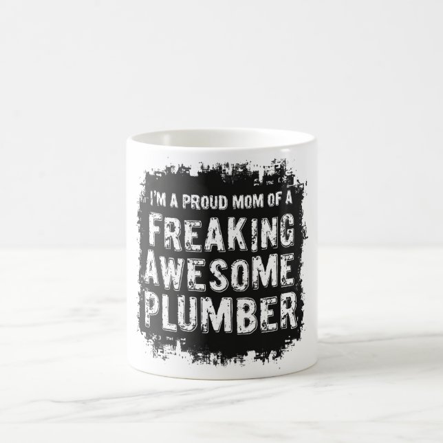 Stolze Mama eines Phantastischen Klempners Kaffeetasse (Mittel)