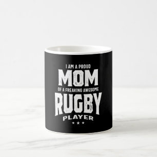 Stolze Mama eines Phantastischen Rugby-Spielers Kaffeetasse
