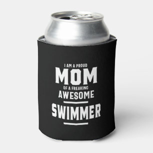 Stolze Mama eines Phantastischen Schwimmers Dosenkühler