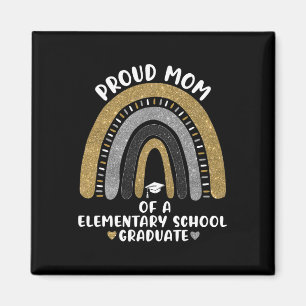 Stolze Mama eines Regenbogens an einer Grundschule Magnet