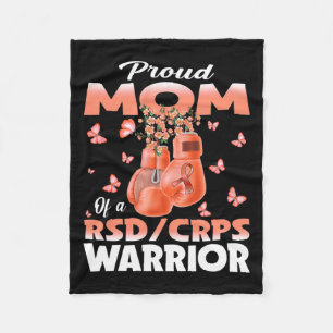 Stolze Mama eines Rsd-Crps-Krieger-Sensibilisierun Fleecedecke
