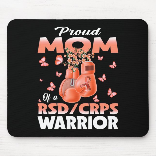 Stolze Mama eines Rsd-Crps-Krieger-Sensibilisierun Mousepad (Vorne)