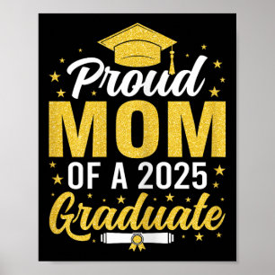 Stolze Mama eines Senior von einer Cl of 2025 Grad Poster