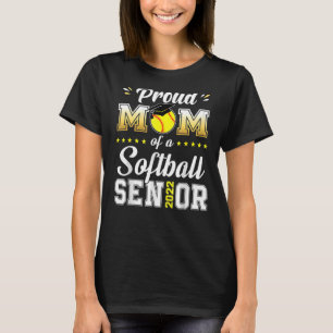Stolze Mama eines Softball Senior 2022 T-Shirt